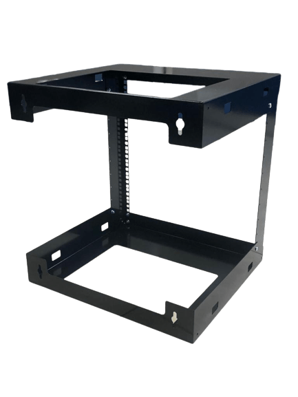 Rack de pared, 2 postes, capacidad de 10U – LCDT NCR410-B - LA CASA DEL TELEFONO