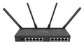 Router MikroTik RB4011iGS+5HacQ2HnD-IN inalámbrico doble banda con 10 Puertos Gigabit + 1 SFP+ 10Gbps