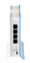 Router inalámbrico 2.4Ghz, 4 puertos ethernet – RB941-2nd-TC (hAP lite) Mikrotik