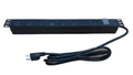 Regleta eléctrica horizontal, 8 tomas, ocupa 1U de rack - LCDT NCBA34-1108