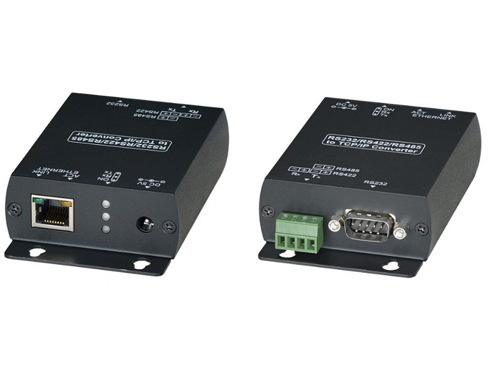 Convertidor de interface serial RS232 / RS422 / RS485 a TCP/IP – RS007 Kuwes