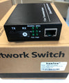 Convertidor de medios de fibra óptica 1 puerto óptico SC + 1 puerto PoE 1000M – S500P-1G-1GX(A) hasivo