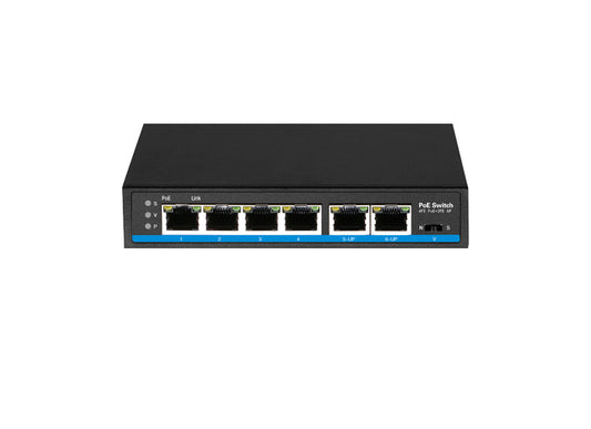 Extensor fast ethernet de 4 puertos – S600P-4F-2F-EX-30W hasivo