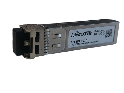Módulo transceptor SFP+, 10Gbit, 300m, Multimodo – S+85DLC03D Mikrotik