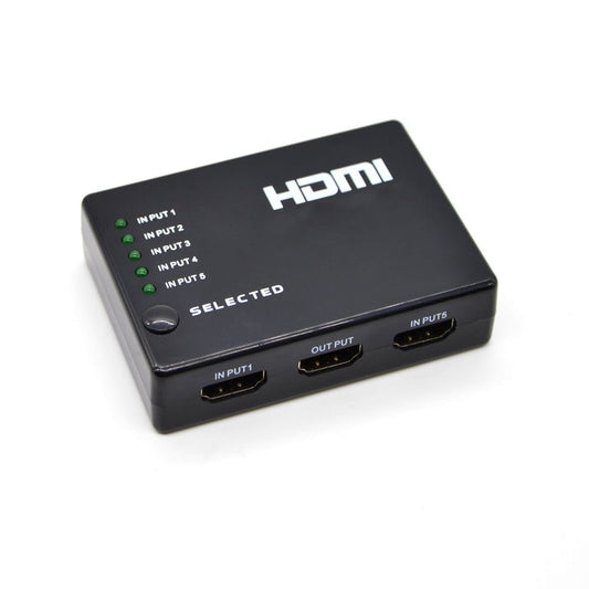 Selector HDMI de 5 entradas / 1 salida HDS-C15 - LA CASA DEL TELEFONO