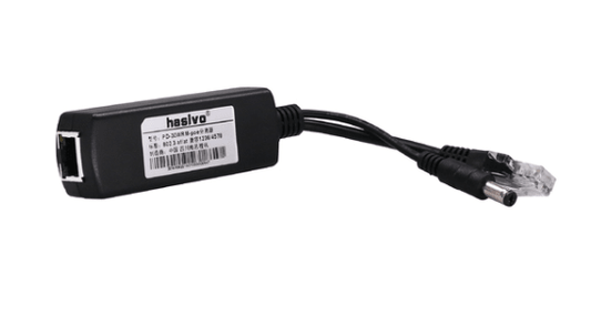 Separador PoE 48V a 12V, 13W, 10/100mbps – PD-13WRM hasivo - LA CASA DEL TELEFONO