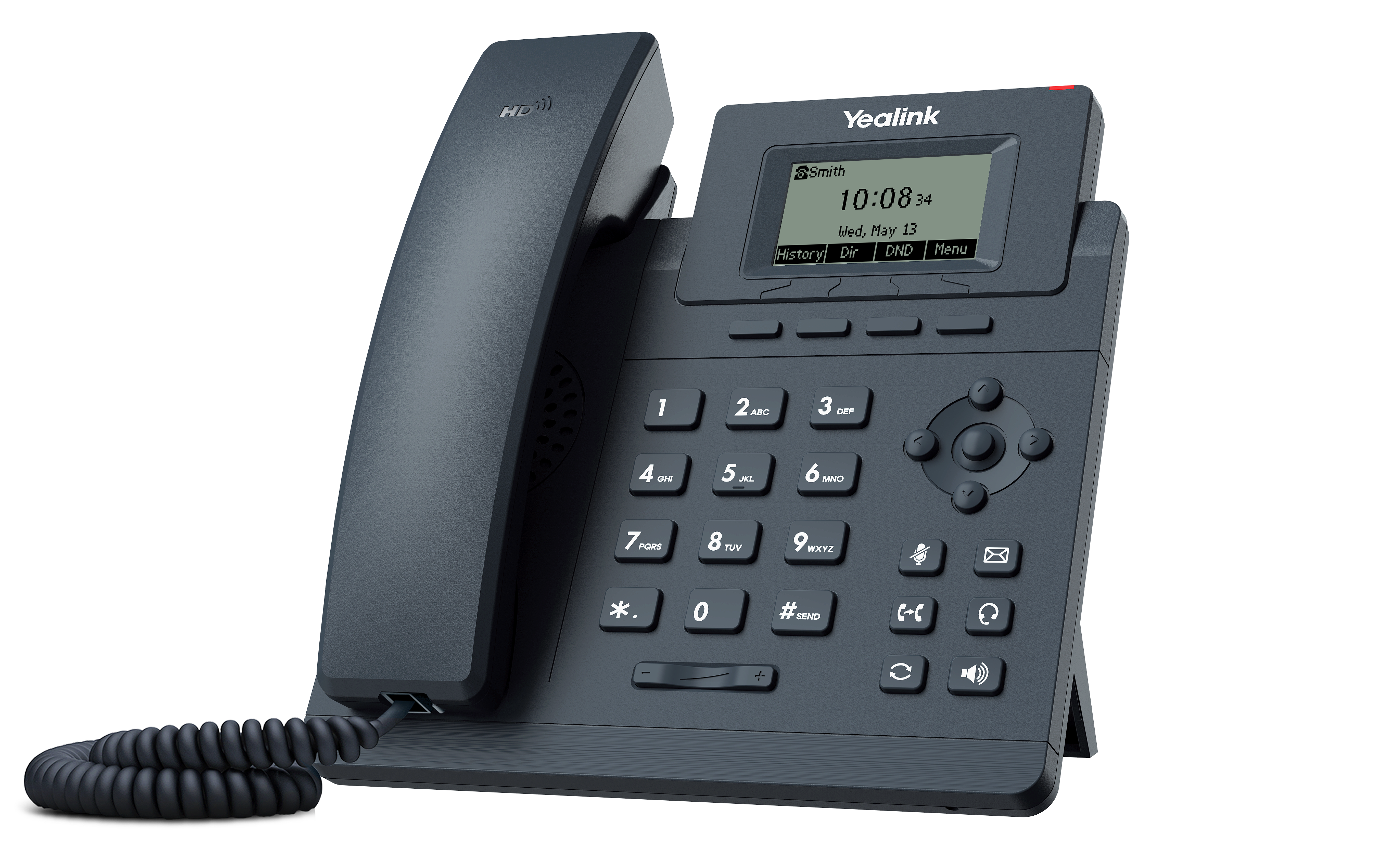 Teléfono IP Yealink SIP-T30 con 1 cuenta SIP, audio HD y 2 puertos 10/100 Mbps