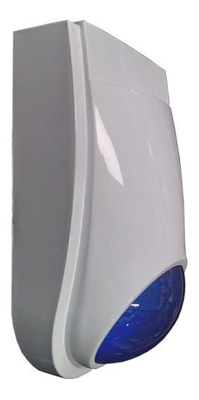 Sirena con luz estroboscópica azul para panel de alarma contra robo – CV-OS106 - LA CASA DEL TELEFONO