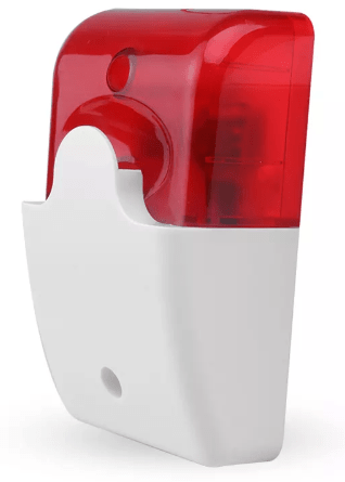 Sirena con luz estroboscópica roja para panel de alarma contra robo – CV-SB103R - LA CASA DEL TELEFONO