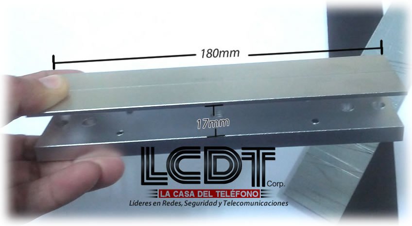 Soporte en U para Cerradura magnética de 600 lbs – UM660 - LA CASA DEL TELEFONO