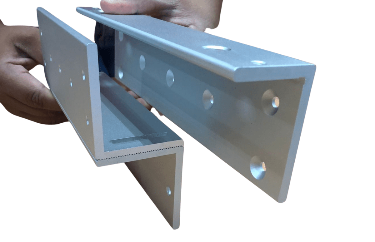 Soporte Z&L para cerradura magnética de 1200 libras – JS-50ZL Junson - LA CASA DEL TELEFONO