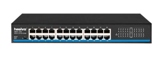 Switch gigabit de 24 puertos, VLAN / CCTV – S800-24G hasivo - LA CASA DEL TELEFONO