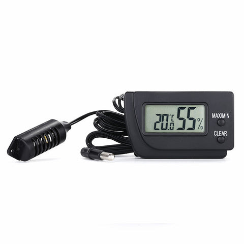 Termómetro higrómetro digital con sonda, mide humedad y temperatura – TA628B
