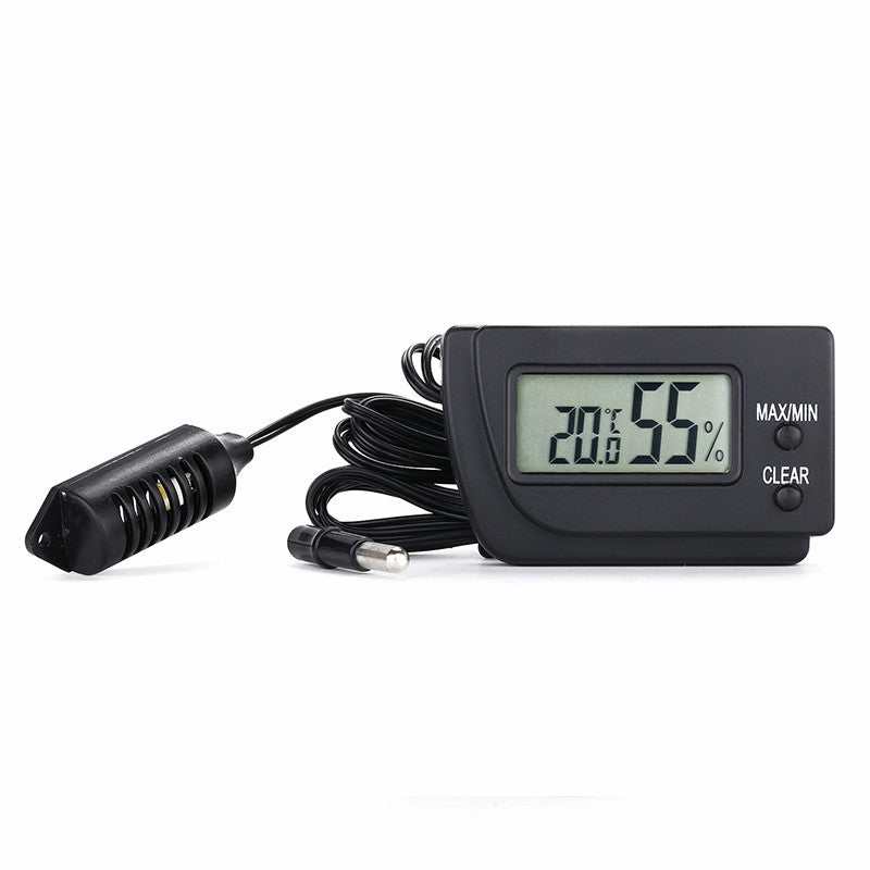 Termómetro higrómetro digital con sonda, mide humedad y temperatura – – LA  CASA DEL TELEFONO