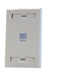 Tapa de pared blanca de 1 salida y con identificación – LCDT NFPFL21