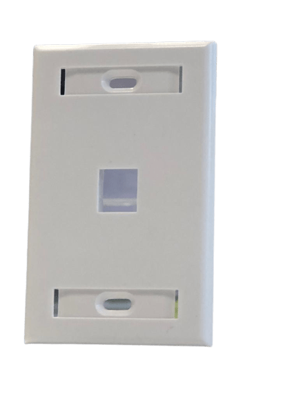 Tapa de pared blanca de 1 salida y con identificación – LCDT NFPFL21 - LA CASA DEL TELEFONO