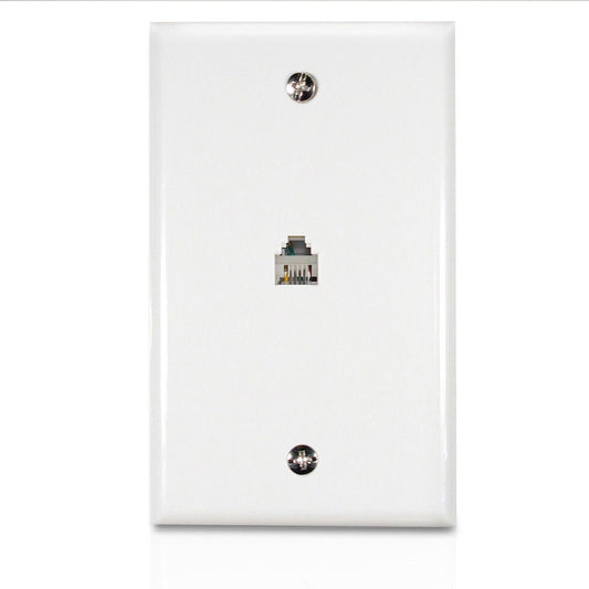 Tapa telefónica de 1 salida LCDT TLPA11WHITE - LA CASA DEL TELEFONO