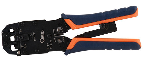 Herramienta para crimpado tipo ratchet profesional para RJ11/12/45– TEL-6020