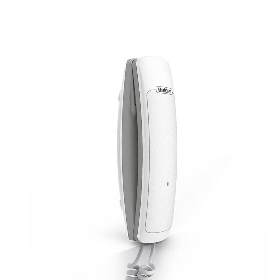 Teléfono compacto con cordón, para pared ó sobremesa Uniden AT8101 Blanco - LA CASA DEL TELEFONO
