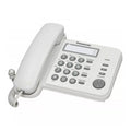 Teléfono de Cordón Blanco Montaje Pared Panasonic KX-TS520