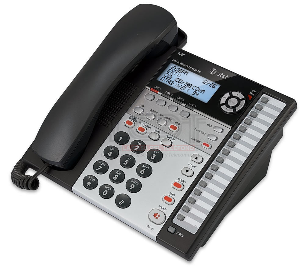 Teléfono de 4 líneas troncales con contestadora digital 1080 - LA CASA DEL TELEFONO