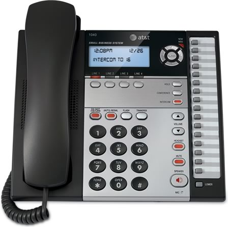 Teléfono de 4 líneas troncales para pequeñas empresas at&t 1040 - LA CASA DEL TELEFONO