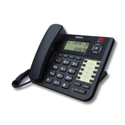 Teléfono elegante de escritorio Uniden AS8401 - LA CASA DEL TELEFONO