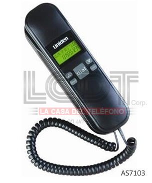 Teléfono fijo de pared con pantalla AS7103 - LA CASA DEL TELEFONO