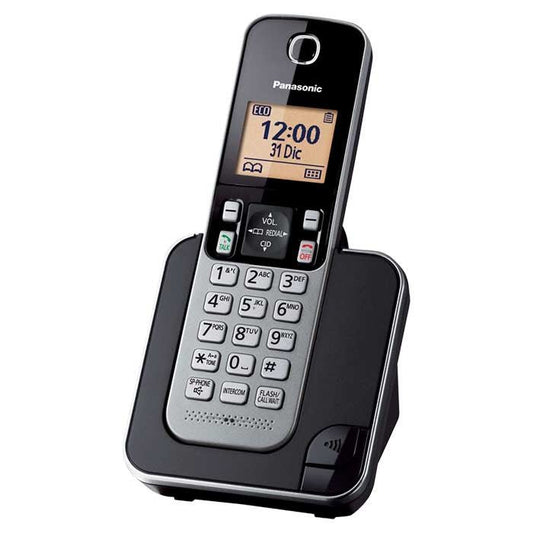 Teléfono Inalámbrico DECT, identificador de llamadas, teclado iluminado, altavoz, respaldo de energía* – KX-TGC350LAS Panasonic - LA CASA DEL TELEFONO