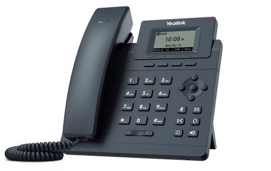 Teléfono IP Yealink SIP-T30 con 1 cuenta SIP, audio HD y 2 puertos 10/100 Mbps - LA CASA DEL TELEFONO