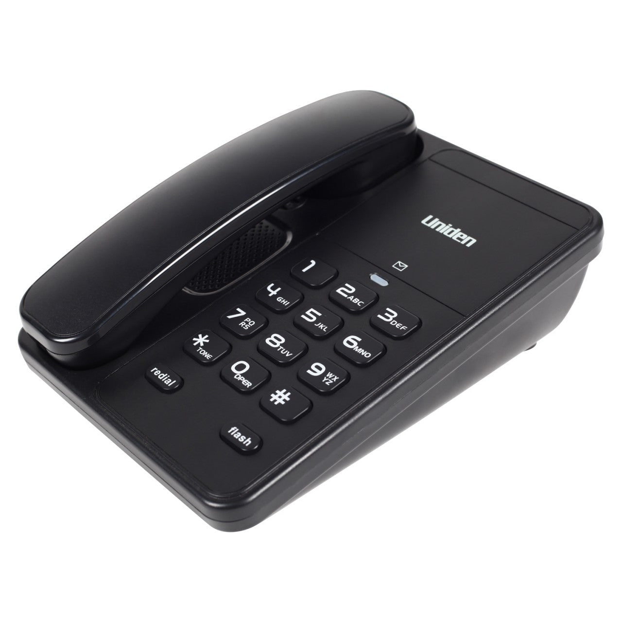 Teléfono sencillo Uniden AS7202 en color negro - LA CASA DEL TELEFONO