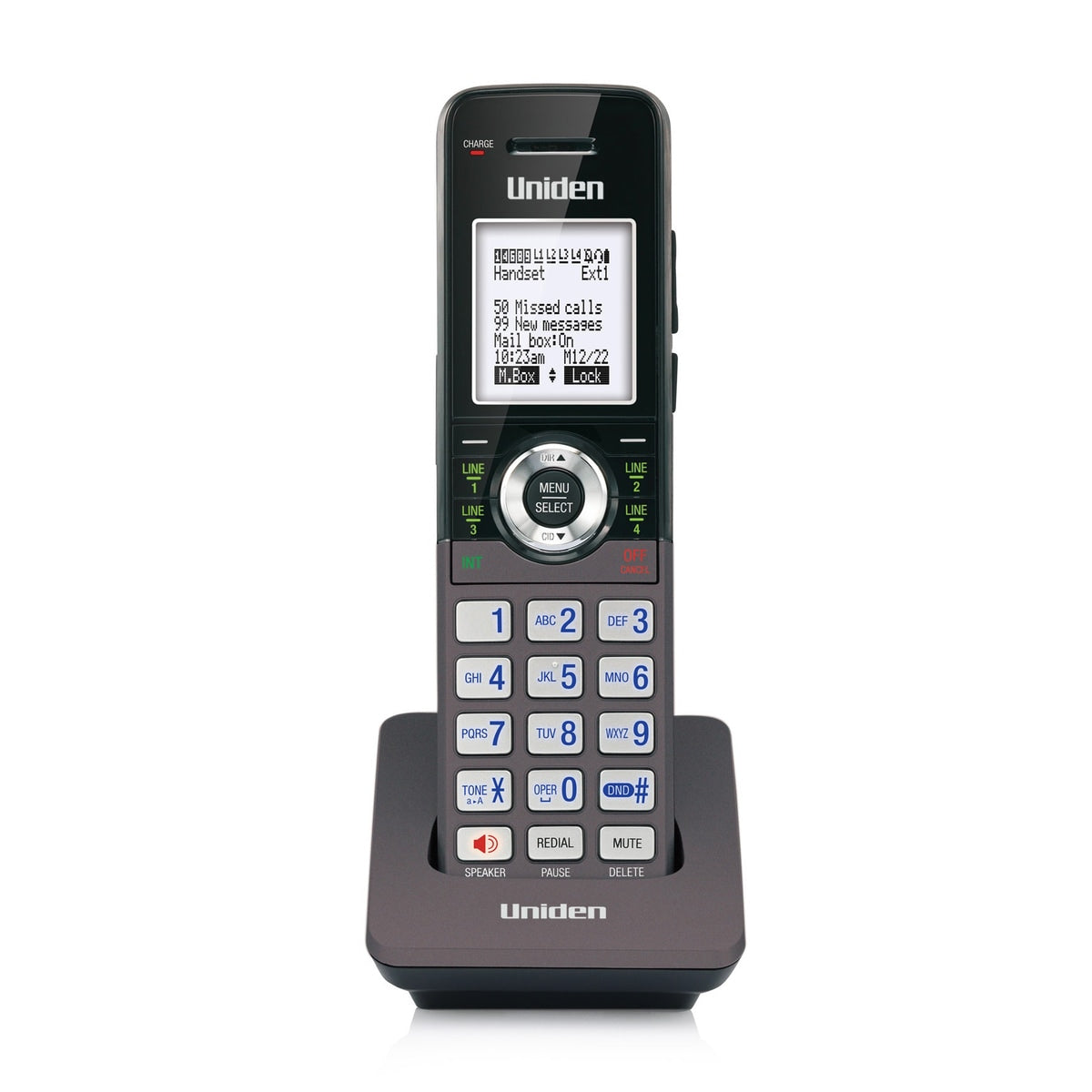 Teléfono inalámbrico DECT AT480HS esclavo funciona con teléfono principal AT4801