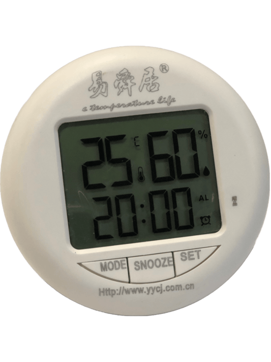 Termómetro higrómetro digital, mide temperatura, humedad y da el tiempo – YSJ-1819 - LA CASA DEL TELEFONO