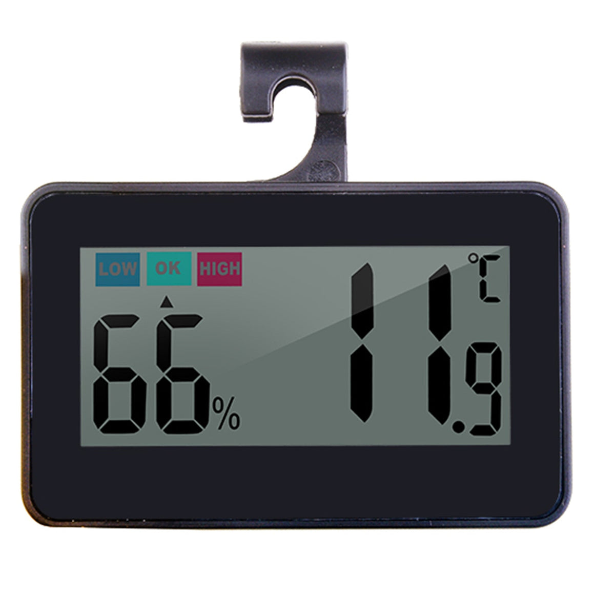 Termómetro higrómetro digital para uso en freezer, registra temperatura y humedad – YK-76 - LA CASA DEL TELEFONO