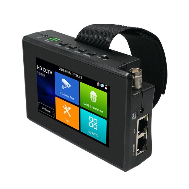 Tester monitor para cámaras de seguridad IP & CVBS, 4K, H.265 – LS-K1800ADH PLUS - LA CASA DEL TELEFONO