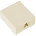 Cajilla telefónica superficial, 4C, crema – LCDT TLMJB31-4IV