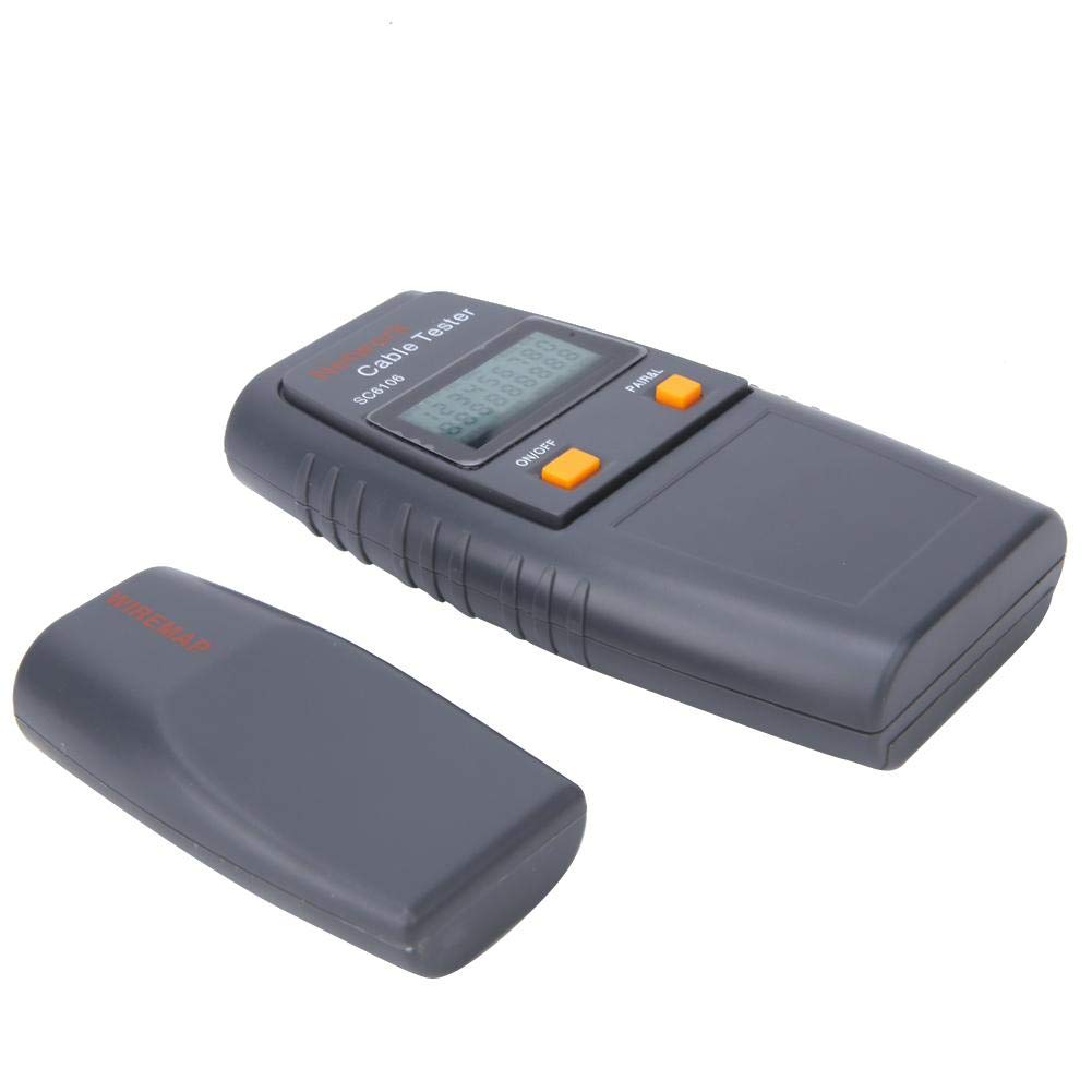 Probador Tester de cable de red con pantalla lcd y reporte audible – SC6106
