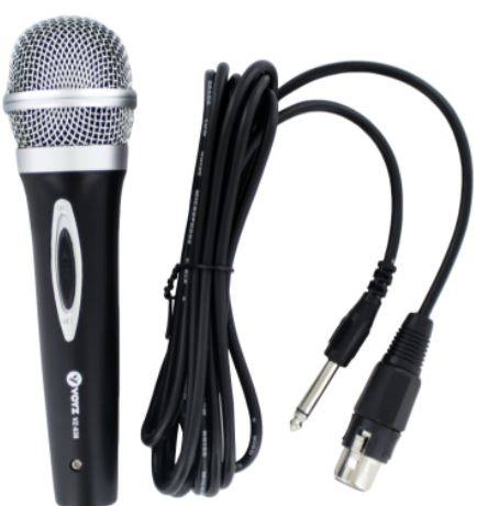 Micrófono de mano unidireccional dinámico – Voyz VZ-638BK