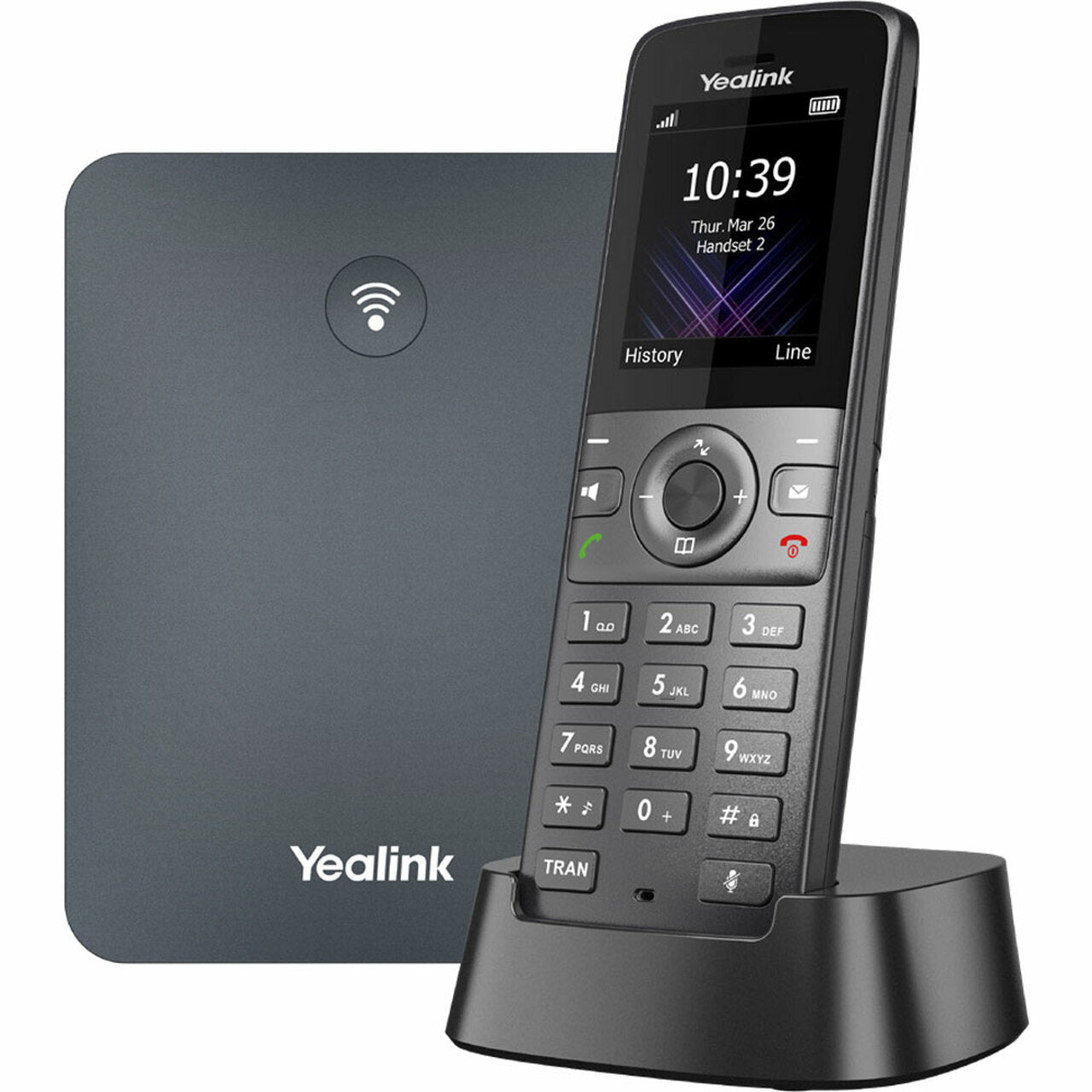 Teléfono IP DECT Inalámbrico Yealink W73P, soporta hasta 10 cuentas SIP