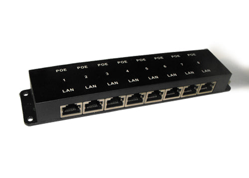WS-PoE Inyector PoE de 8 Puertos