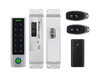Kit de acceso inalámbrico: Teclado biométrico IP65 + Cerradura + Botón de salida + Transmisores – Secukey WS2