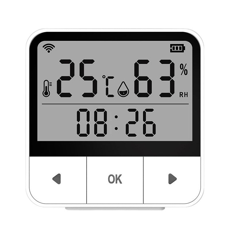 Termómetro higrómetro digital WiFi inteligente, compatible con Alexa – WSD400A