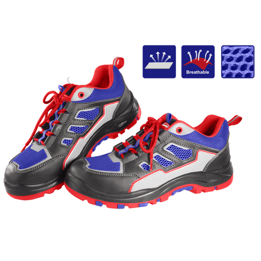 Zapatillas de seguridad estilo deportivo, punta de acero - EMTOP ESBS82SB - LA CASA DEL TELEFONO
